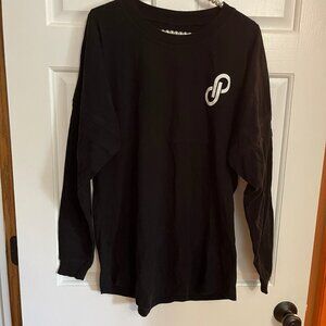 Boxercraft Ladies Black Poshmark Crew Neck Long Sleeve Spirit Jersey Size M